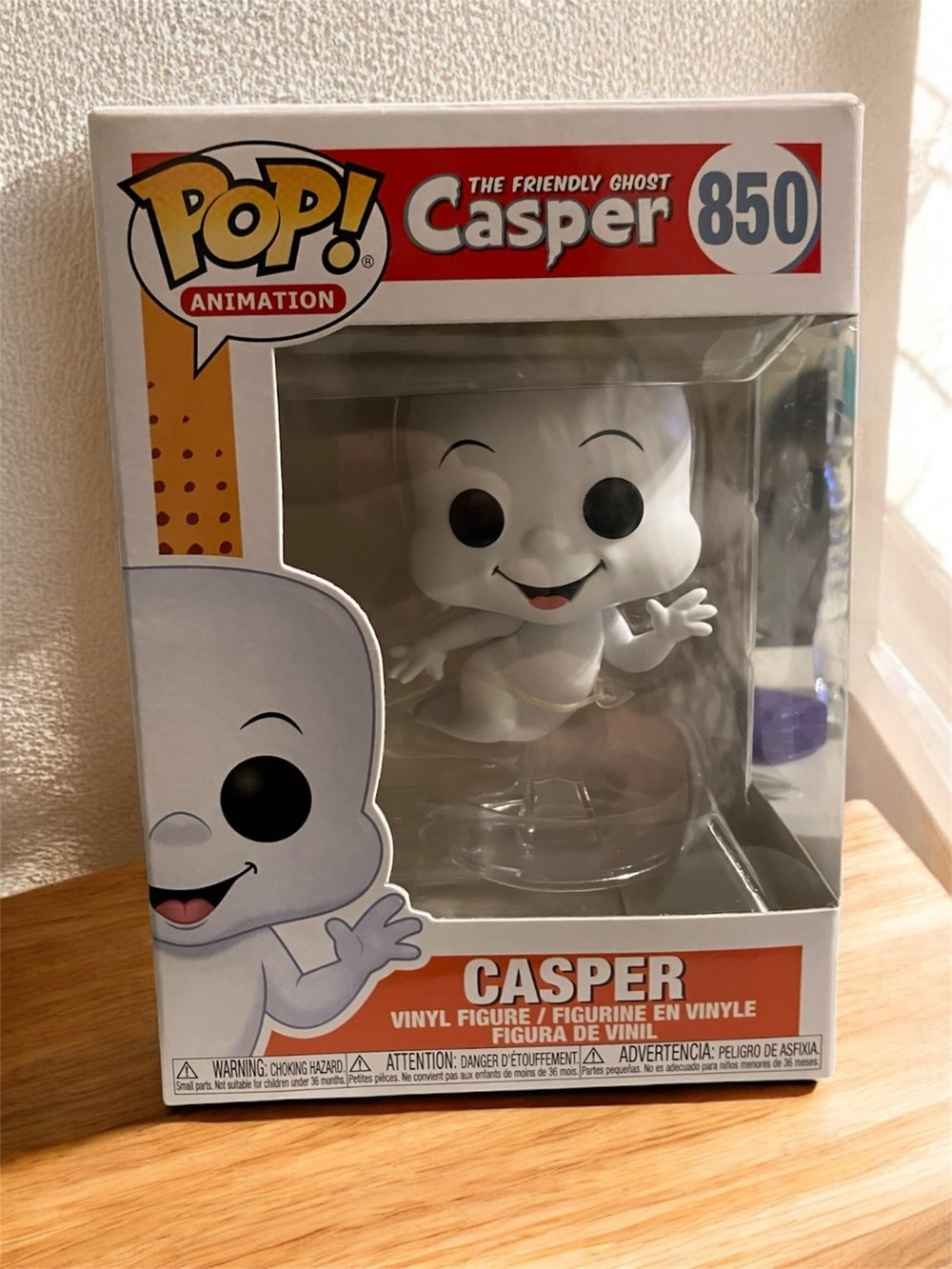 Boxed Funko Pop Collectible. New in Box Casper
